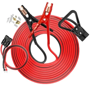 FJC Booster Cable Kit 2 GA, 40ft with B25 Clamps (45269)