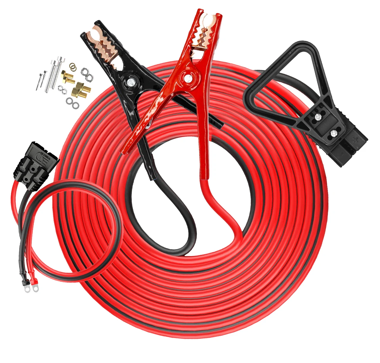 FJC Booster Cable Kit 2 GA, 40ft with B25 Clamps (45269)