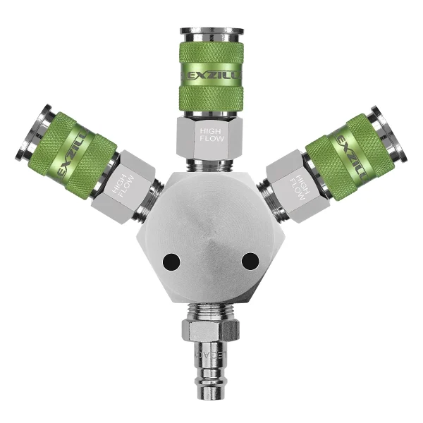 Flexzilla 3-Way Manifold, 1/4 in. NPT (A86666FZ)