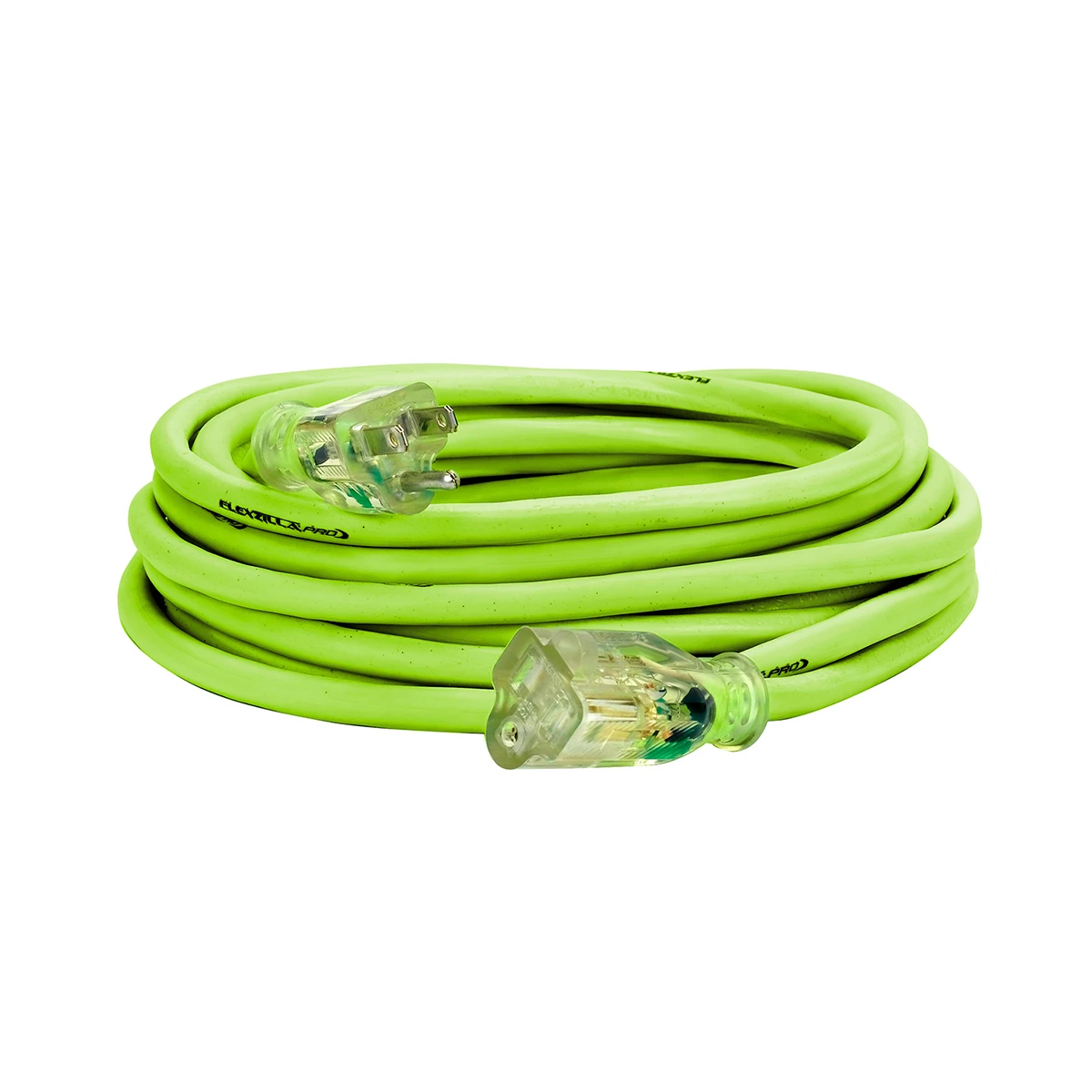 Flexzilla Pro Extension Cord, 14/3 AWG SJTW, 25 ft, Lighted Plug (FZ512725)