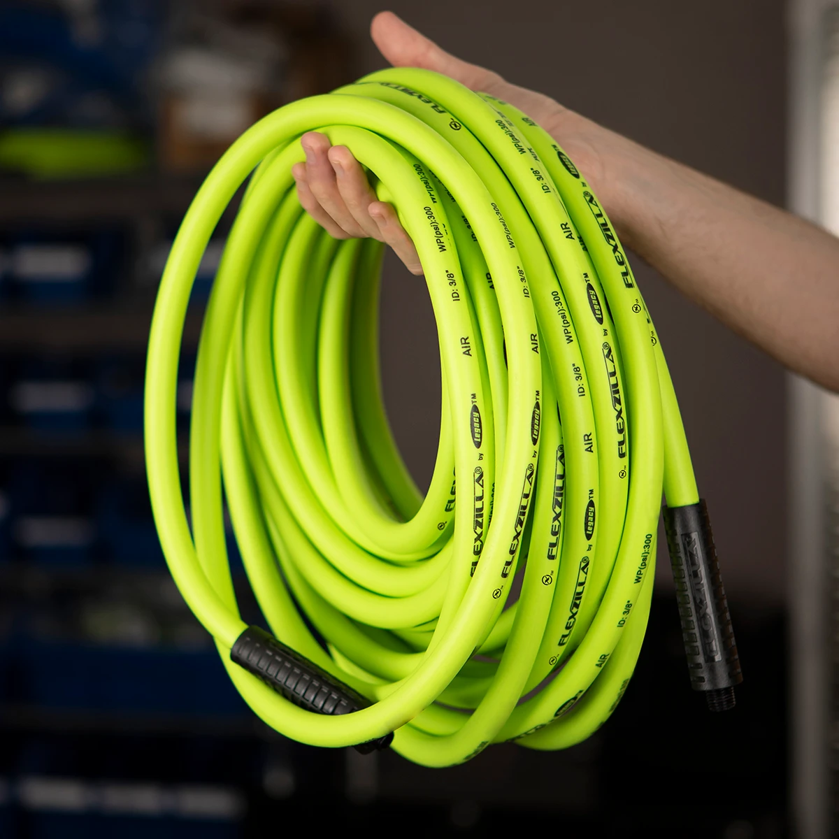 Flexzilla 1/2" x 50' Air Hose with 3/8" Ends (HFZ1250YW3) — product image 6