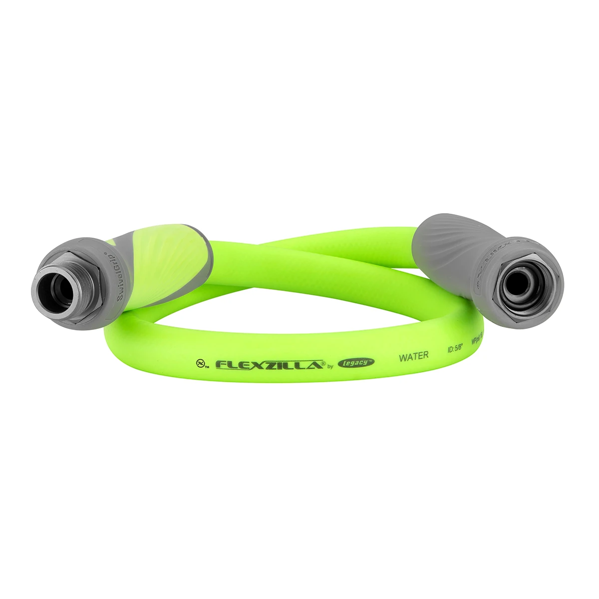 Flexzilla SwivelGrip Garden Hose 5/8" x 3' Lightweight Green (HFZG503YWS)