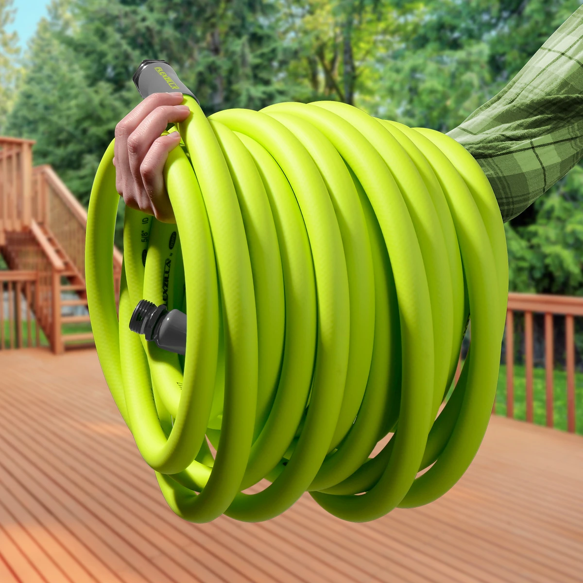 Flexzilla Garden Lead-In Hose, 5/8 in x 50 ft, Lightweight (HFZG550YW-E) — product image 7