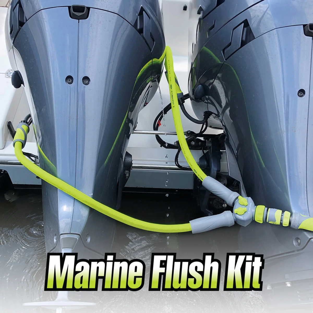 Flexzilla Marine Twin Outboard Flush Kit ÛÒ 6-Piece (HFZGSK01) — product image 7