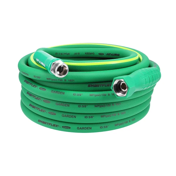 Flexzilla SmartFlex Garden Hose 5/8" x 50', Hybrid Green (HSFG550GR)