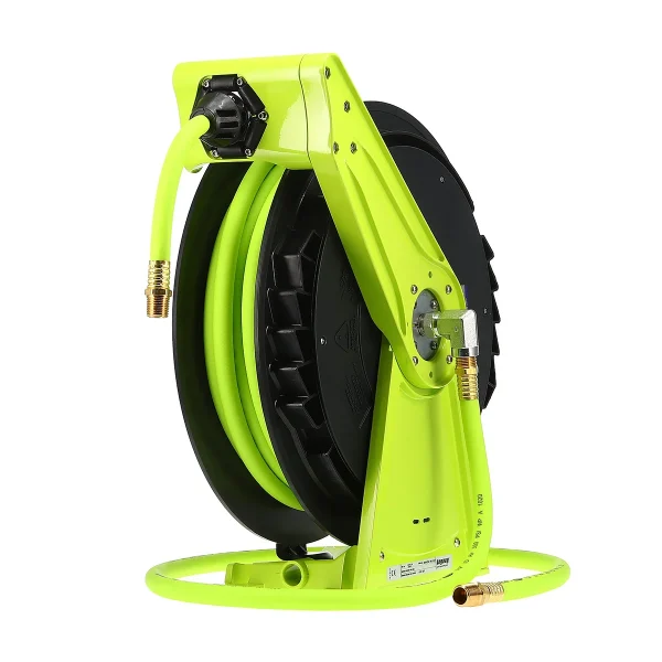Flexzilla L8041FZ Performance Series Air Hose Reel, 1/2 in. x 50 ft, Heavy Duty