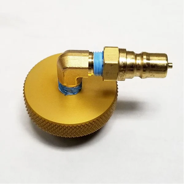 Flo-Dynamics D-Gas Cap Adapter 2" Round Bottom Seal Efficient Fit (941990W)