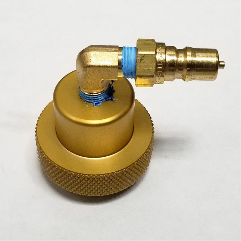 Flo-Dynamics D-Gas Cap Adapter 2 Inch Square Bottom Seal (941991W)