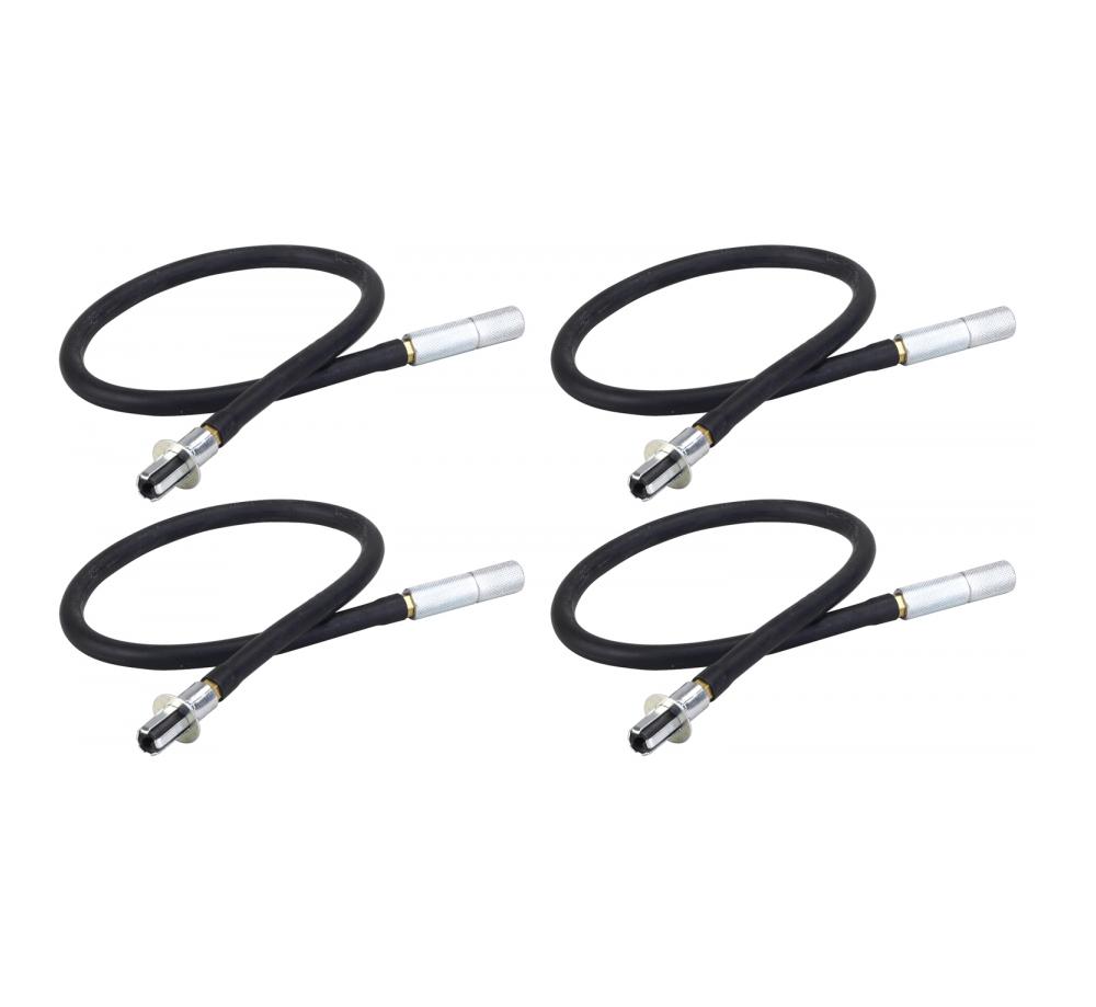 Four Piece One-Man Brake Bleeder Hose Set