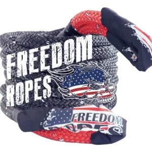 Freedom Ropes 1/2"x20' Black Kinetic Rope (1/2x20-KEFRB)