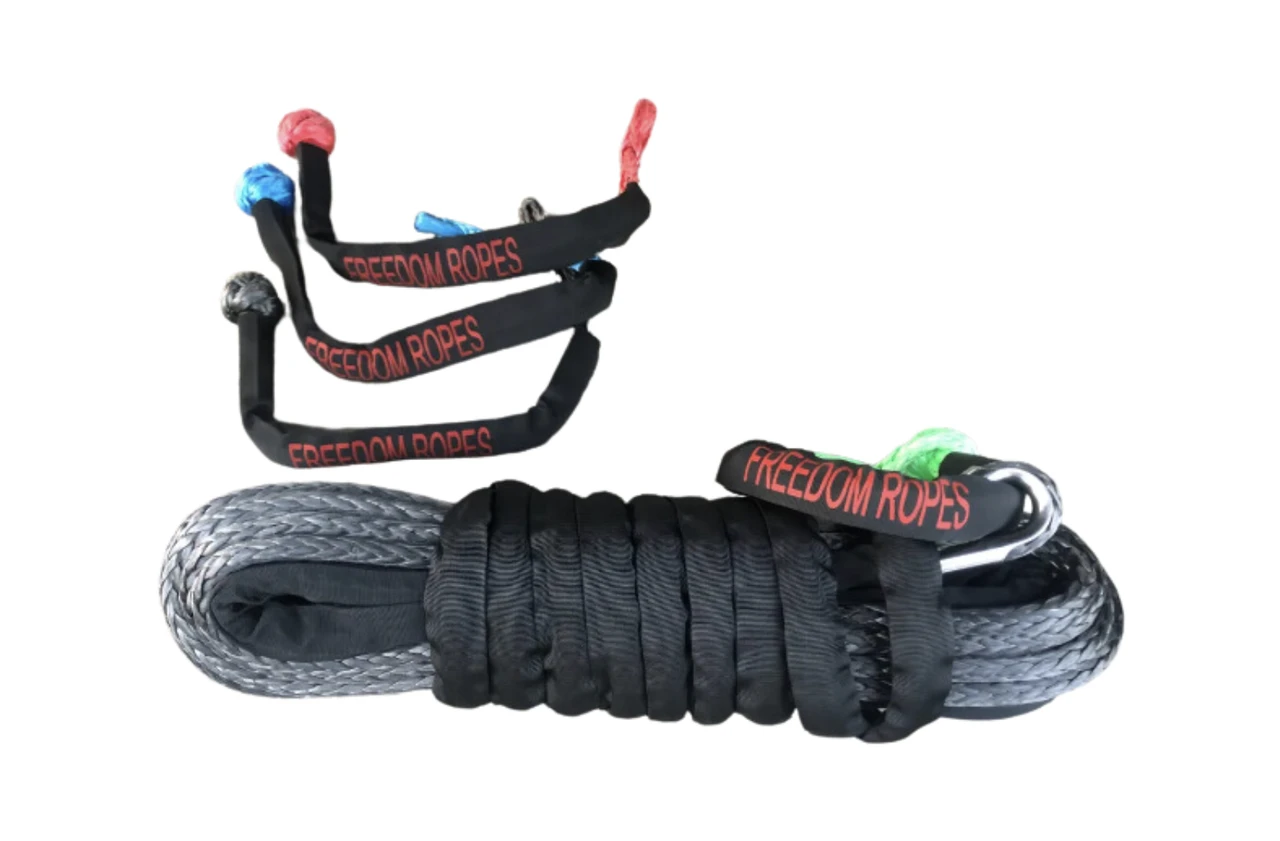 Freedom Ropes 1/4"x50' Black Winchline (1/4x50FWB)