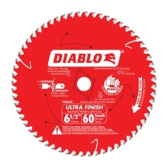 Freud Finish Circular Saw Blade, 6-1/2-In. x 60T (D0660A)