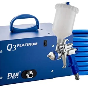 Fuji Spray Q3 Platinum - T75G Quiet Hvlp Spray System, Blue (2893-T75G)