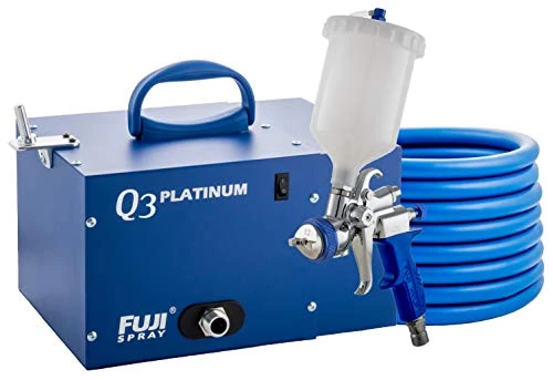 Fuji Spray Q3 Platinum - T75G Quiet Hvlp Spray System, Blue (2893-T75G)
