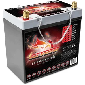 Full Throttle High-Performance AGM Battery 55Ah 620CCA (FT620-51)