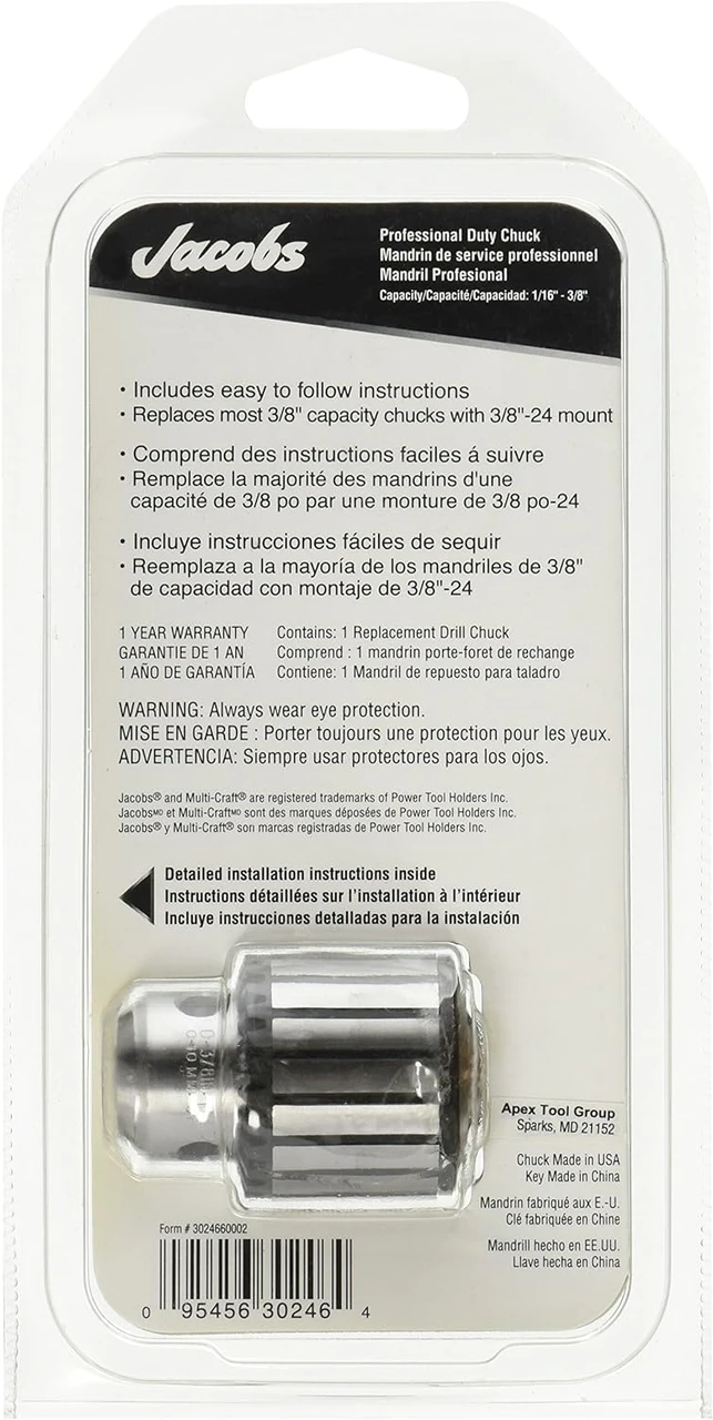 Gearwrench 3/8" Professional-Duty Chuck (30246) — product image 2