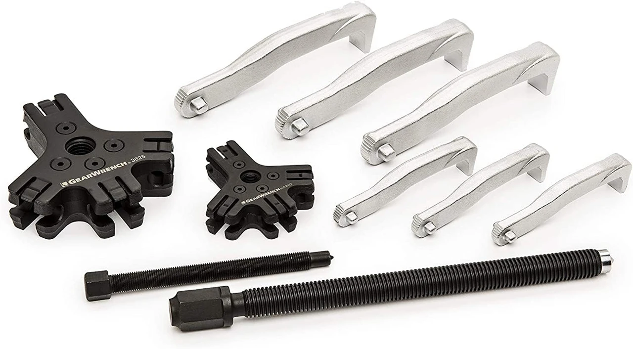 Gearwrench 2 Ton and 5 Ton Ratcheting Puller Set (3627) — product image 4
