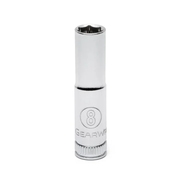 Gearwrench 1/4" Drive 6 Pt Deep Socket 8mm (80143)