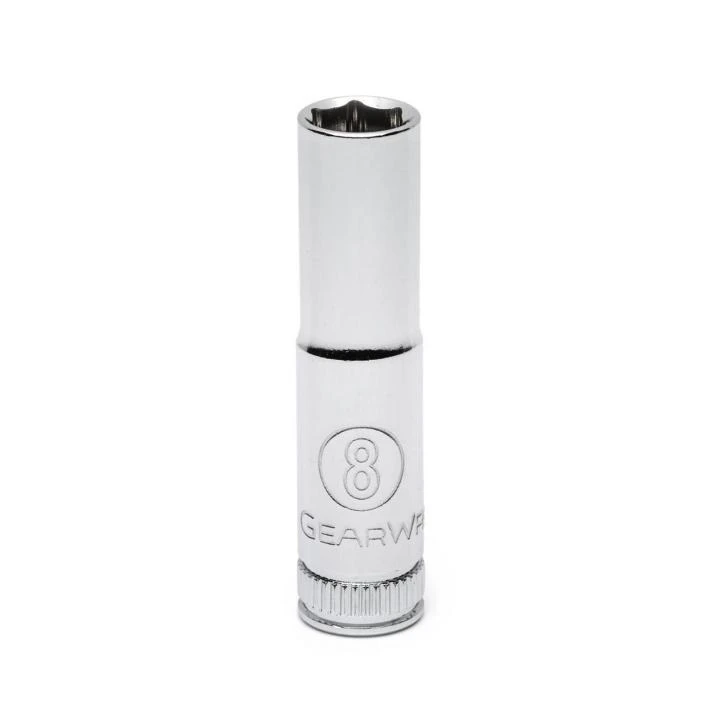Gearwrench 1/4" Drive 6 Pt Deep Socket 8mm (80143)