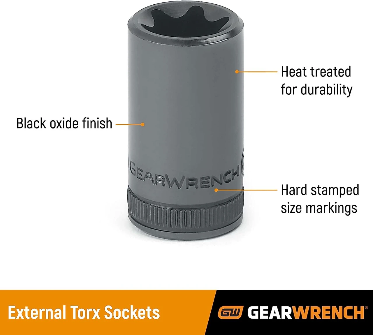 Gearwrench 1/4" Drive External Torx Socket E-7 (80189) — product image 2