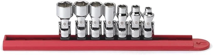 Gearwrench 7 Pc 1/4" Dr 6 Pt Flex SAE Socket Set (80310D)