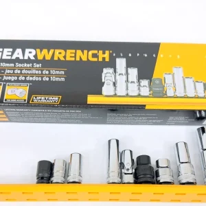 Gearwrench 1/4" Dr 10mm 10 Pc Socket Set (80319)