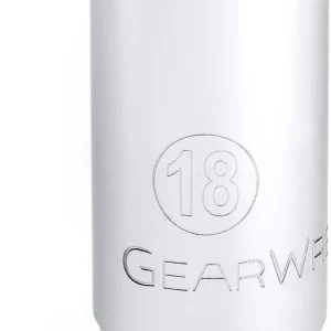 Gearwrench 3/8" Drive 6 Pt Deep Metric Socket 18mm (80400)