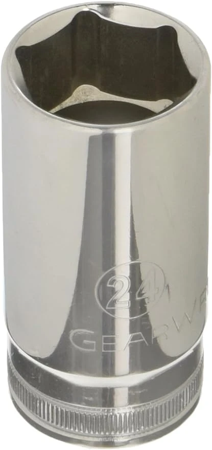 Gearwrench 24mm 6 Pt Deep Metric Socket 3/8" Drive (80409)