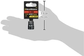 Gearwrench 3/8" Drive 12 Pt Socket 14mm (80490) — product image 2