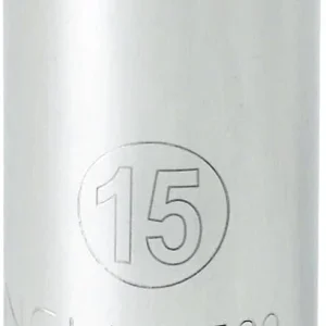 Gearwrench 3/8" Drive 12 Pt Deep Socket 15mm (80529)