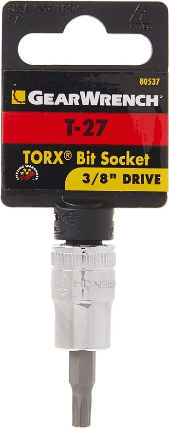 Gearwrench T-27 Torx Bit Socket 3/8" Drive (80537) — product image 2