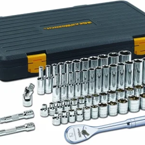 Gearwrench 56 Pc 3/8" Dr SAE/Metric 6 Pt Socket Set (80550P)