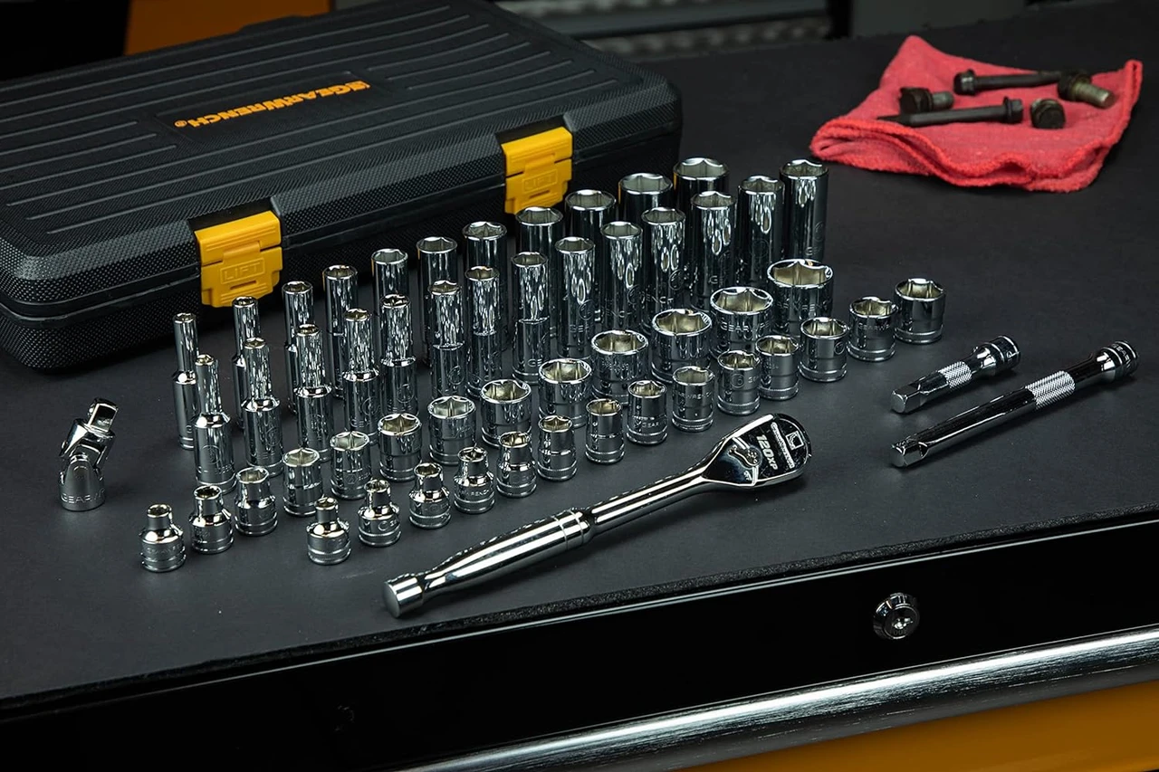 Gearwrench 56 Pc 3/8" Dr SAE/Metric 6 Pt Socket Set (80550P) — product image 5