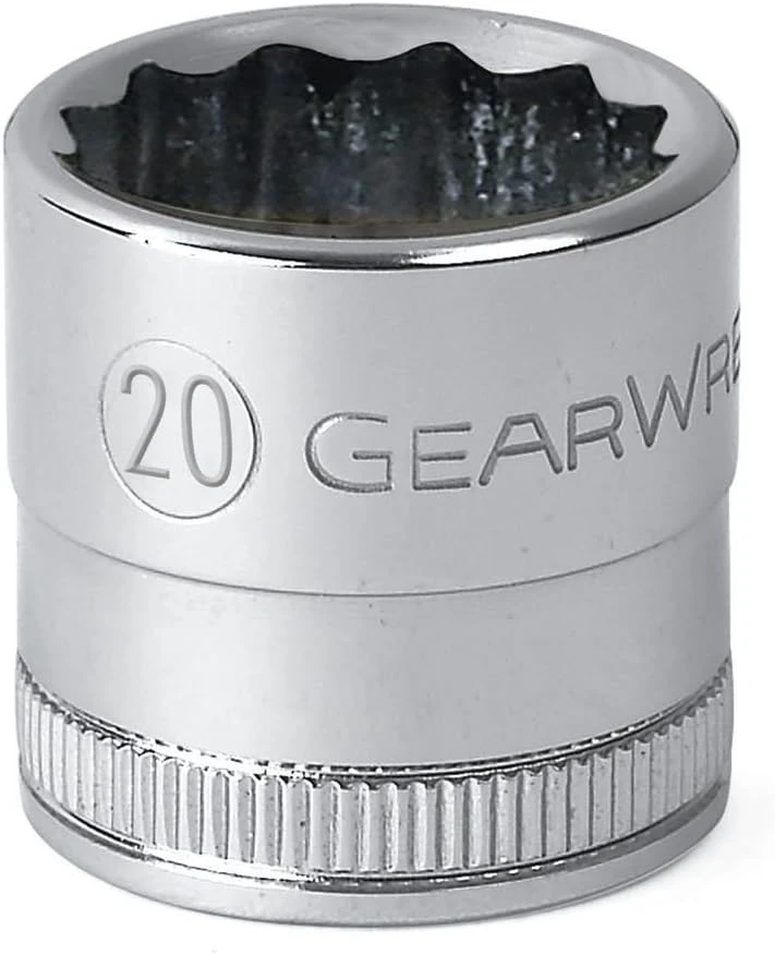 Gearwrench 1/2" Drive 6 Pt Metric Socket 20mm (80632)