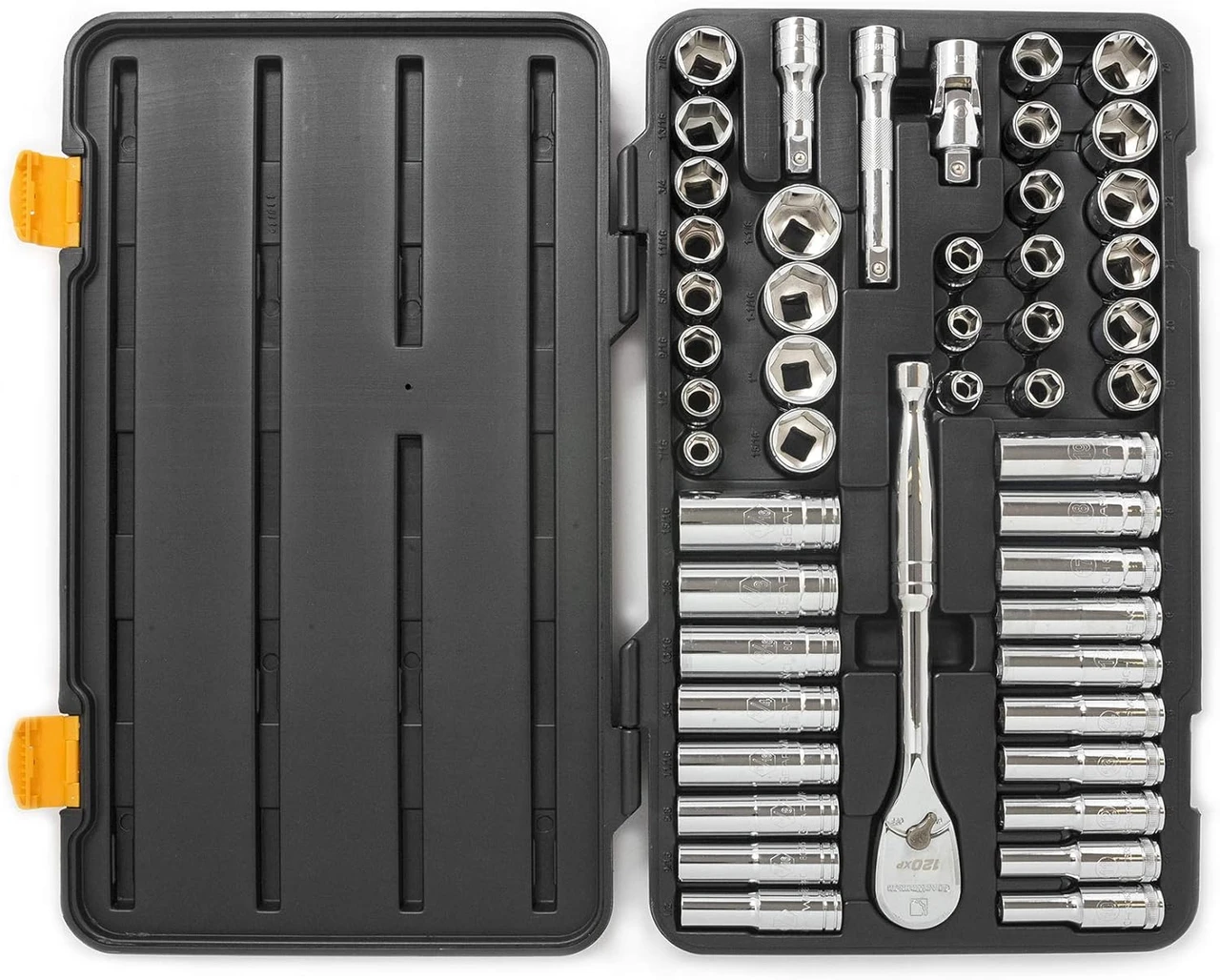 Gearwrench 49 Pc 1/2" Dr SAE/Metric 6 Pt Socket Set (80700P) — product image 4