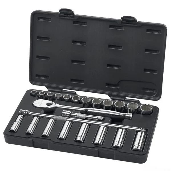 Gearwrench 23 Pc 1/2" Dr SAE Socket Set (80707)