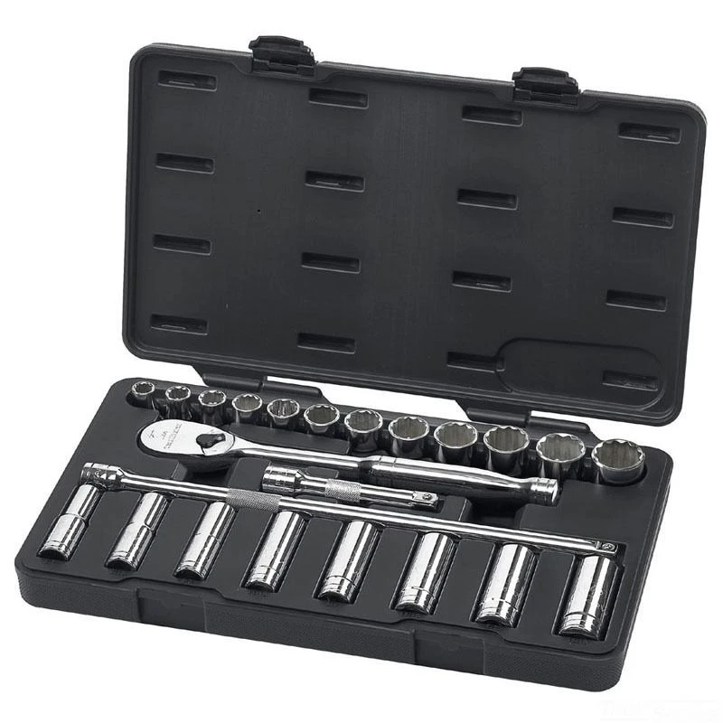 Gearwrench 23 Pc 1/2" Dr SAE Socket Set (80707)