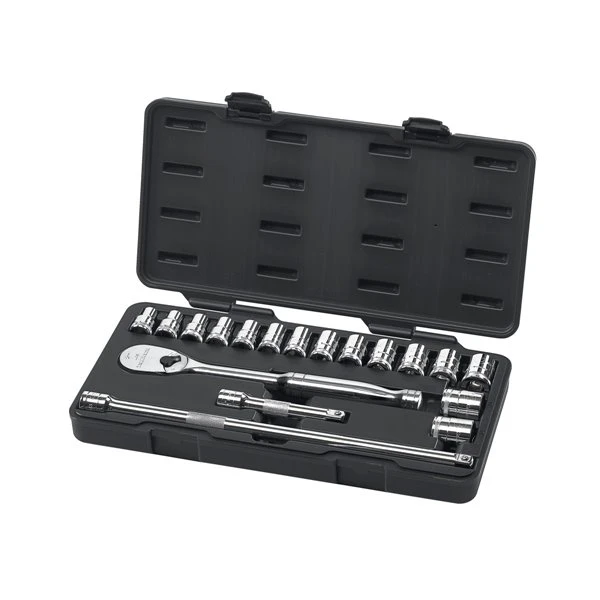 Gearwrench 18 Pc 1/2" Dr Metric Socket Set (80708)