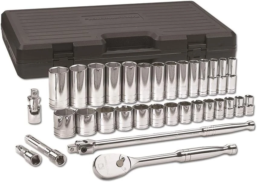 Gearwrench 33 Pc 1/2" Dr 6 Pt SAE Socket Set (80715)