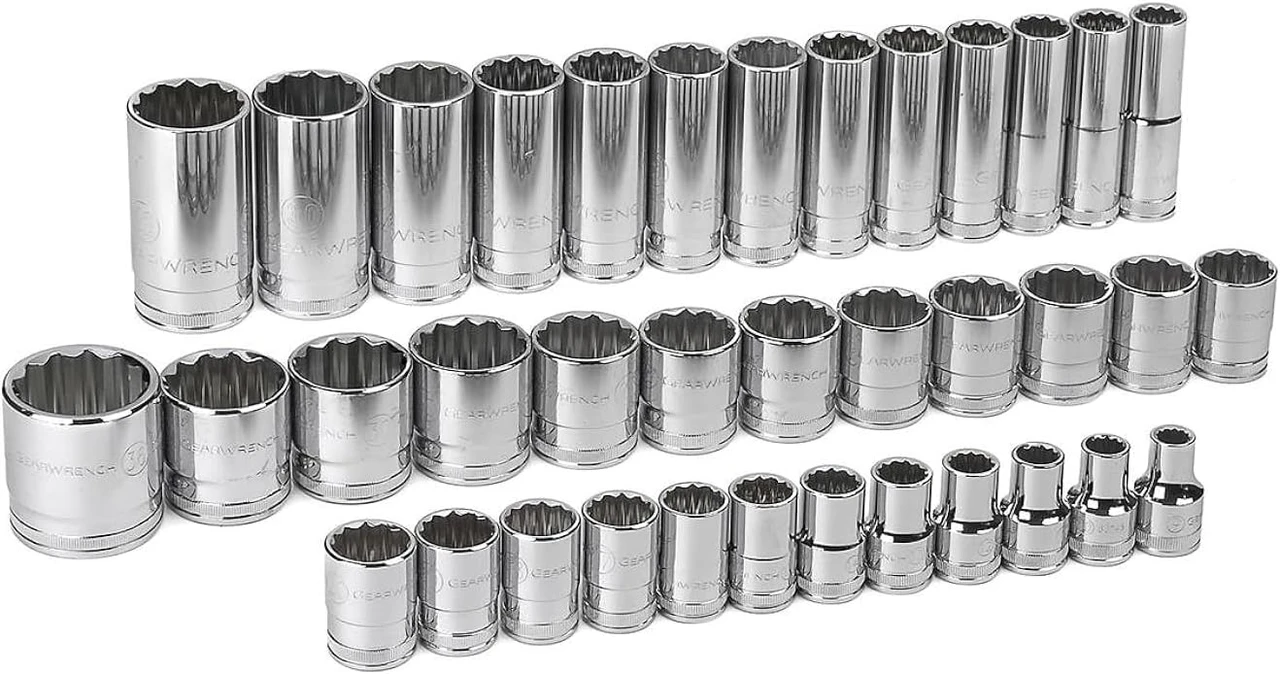 Gearwrench 37 Pc 1/2" Dr Master Socket Assembly Set (80730)