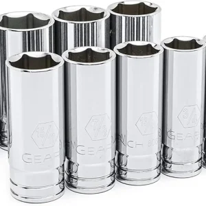 Gearwrench 14 Pc 1/2" Dr 6 Pt Deep SAE Socket Set (80733)