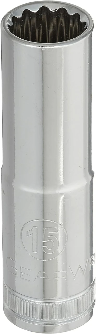 Gearwrench 1/2" Drive 12-Point Deep Socket 15mm (80786)