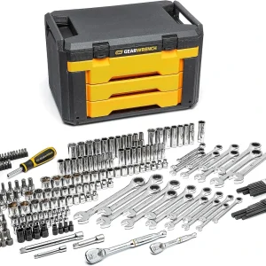 Gearwrench 232PC 1/4", 3/8" Dr Metric/SAE Set (80944)