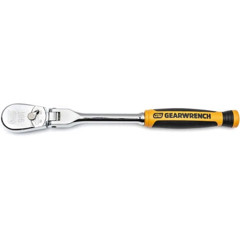 Gearwrench 81011T ratchet product view with black and yellow grip