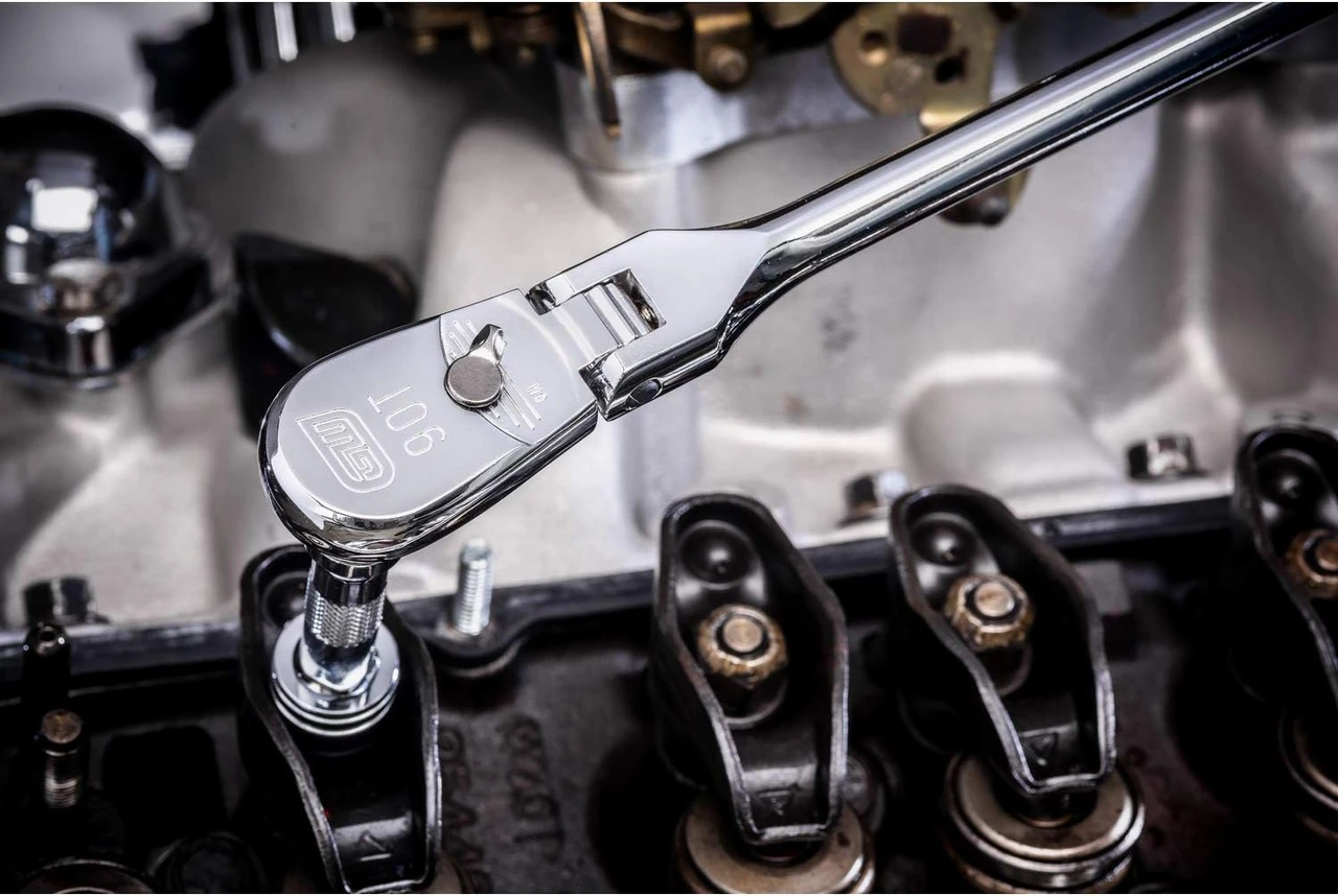 Gearwrench 1/4" Drive 90-Tooth Teardrop Ratchet 5" (81011T) — product image 6