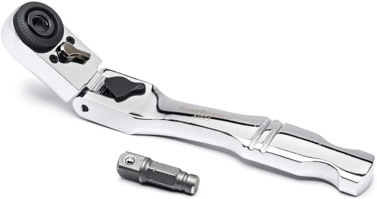 Gearwrench 1/4" Drive 72T Quick Release Locking Flex Ratchet 6" (81025) — product image 3