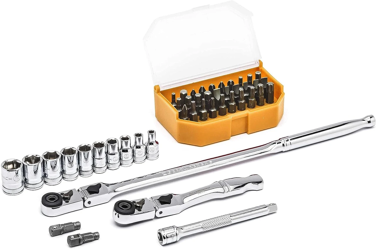 Gearwrench 45 Pc Slim Head Ratchet Set (81032)