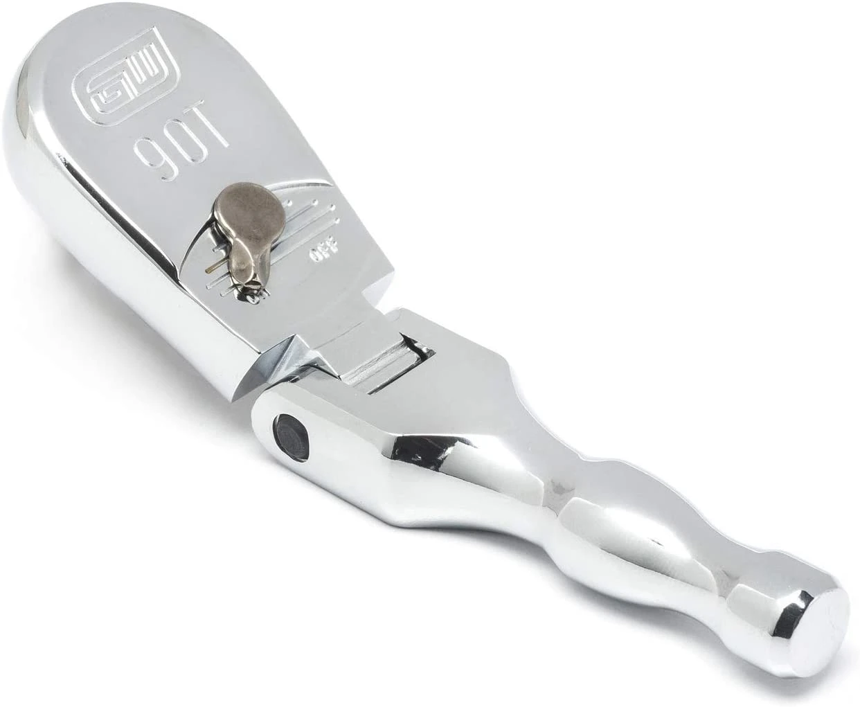 Gearwrench 3/8" Drive 90T Stubby Flex Head Ratchet 5" (81212T) — product image 2