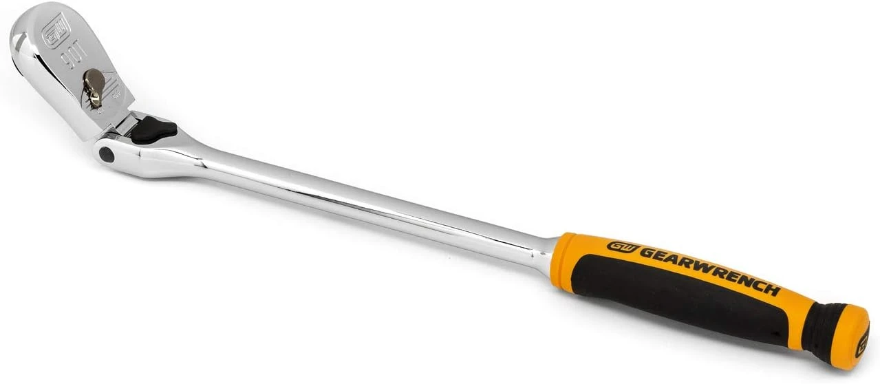 Gearwrench 3/8" Drive 90-Tooth Locking Flex Head Ratchet 13" (81267T) — product image 2