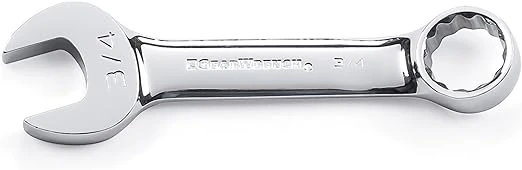 Gearwrench 12Pt SAE Stubby Polish Combo Wrenches (81632)